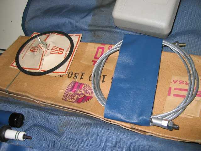 356 Porsche travel kit bag blue 